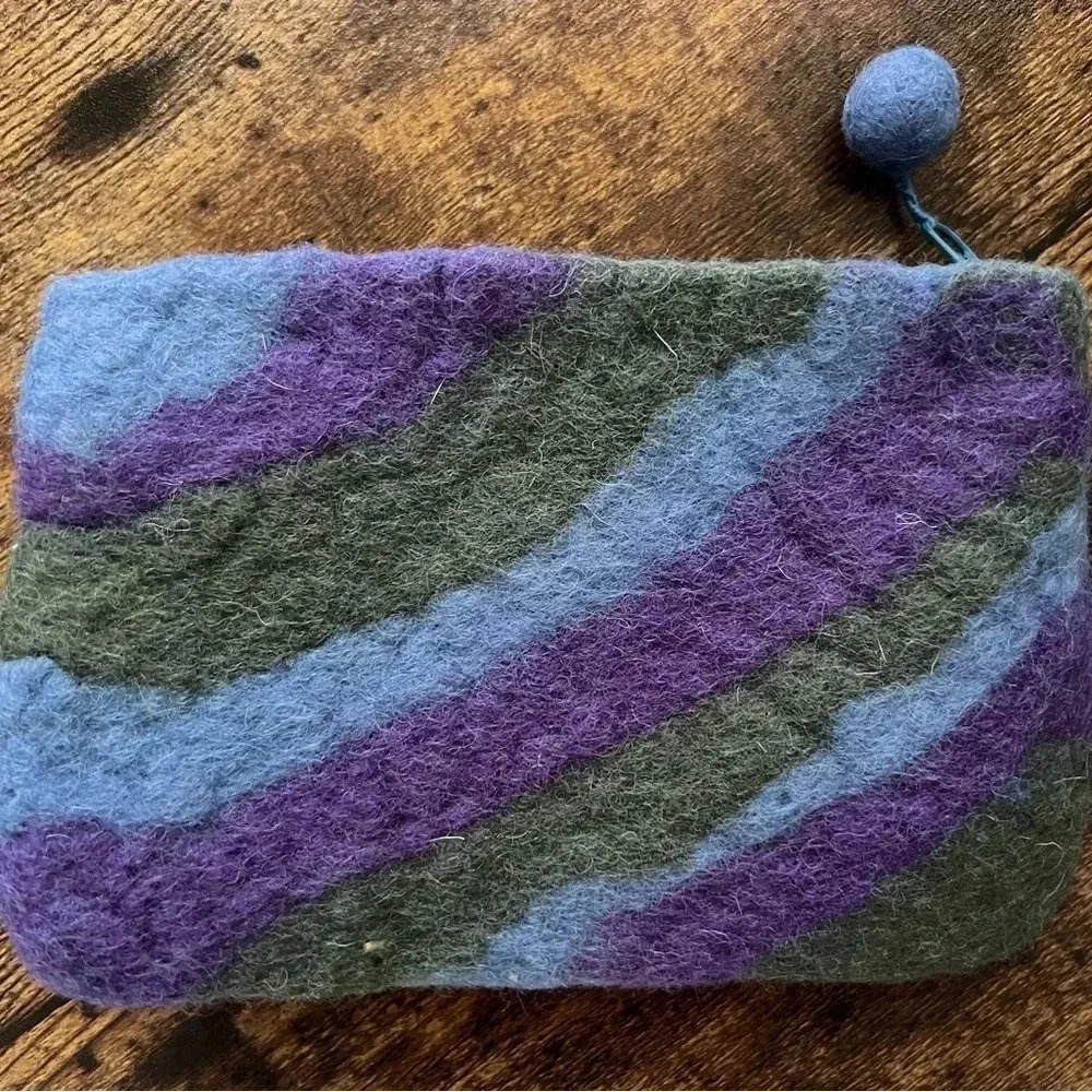 Rising Tide 100% wool small bag